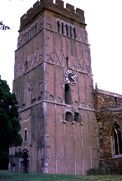 The mediaeval Earls Barton church